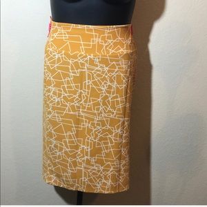 LuLaRoe Skirts - LuLaRoe 2XL Mustard Yellow Geometric Shapes Skirt LuLaRoe Skirts - LuLaRoe 2XL Mustard Yellow Geometric Shapes Skirt
